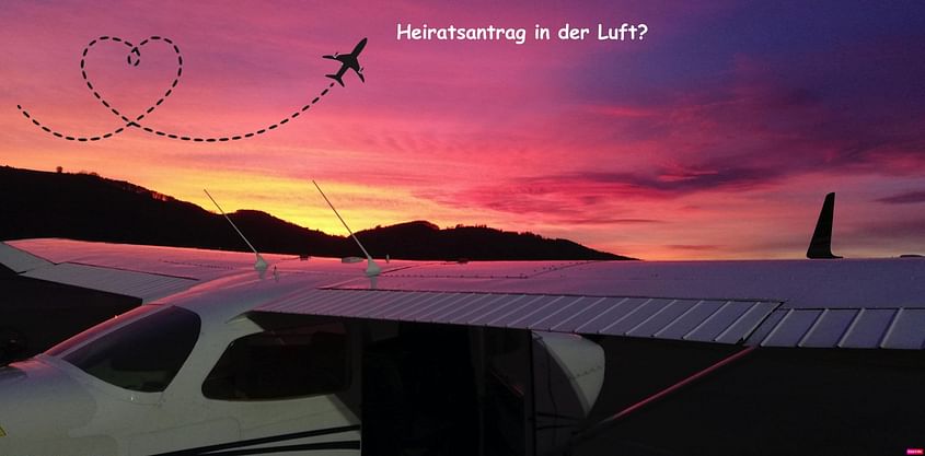 Fliegender Heiratsantrag <3