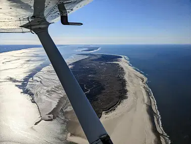 Rundflug über die ostfriesischen Inseln