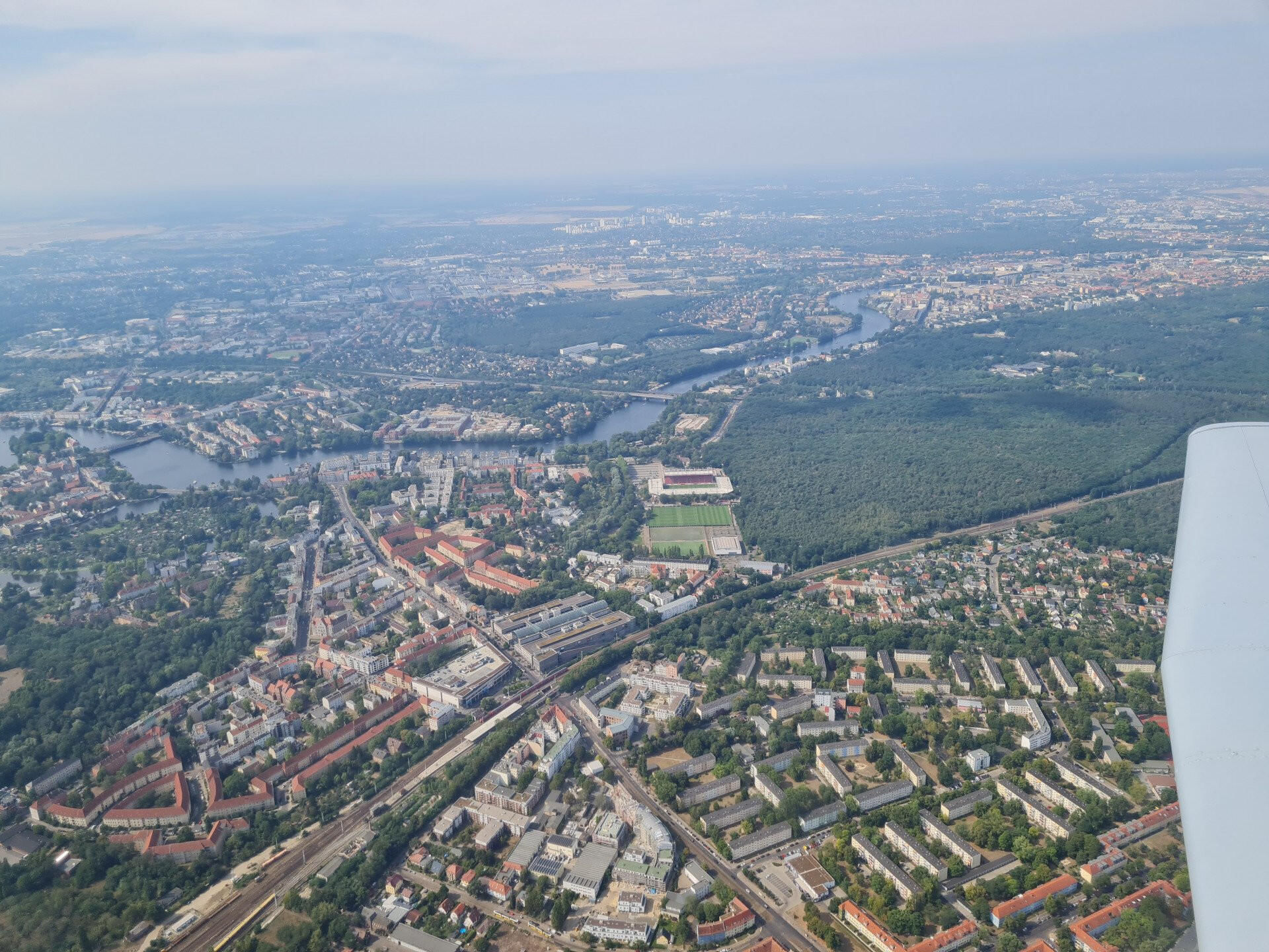 Kurzer Rundflug Berlin