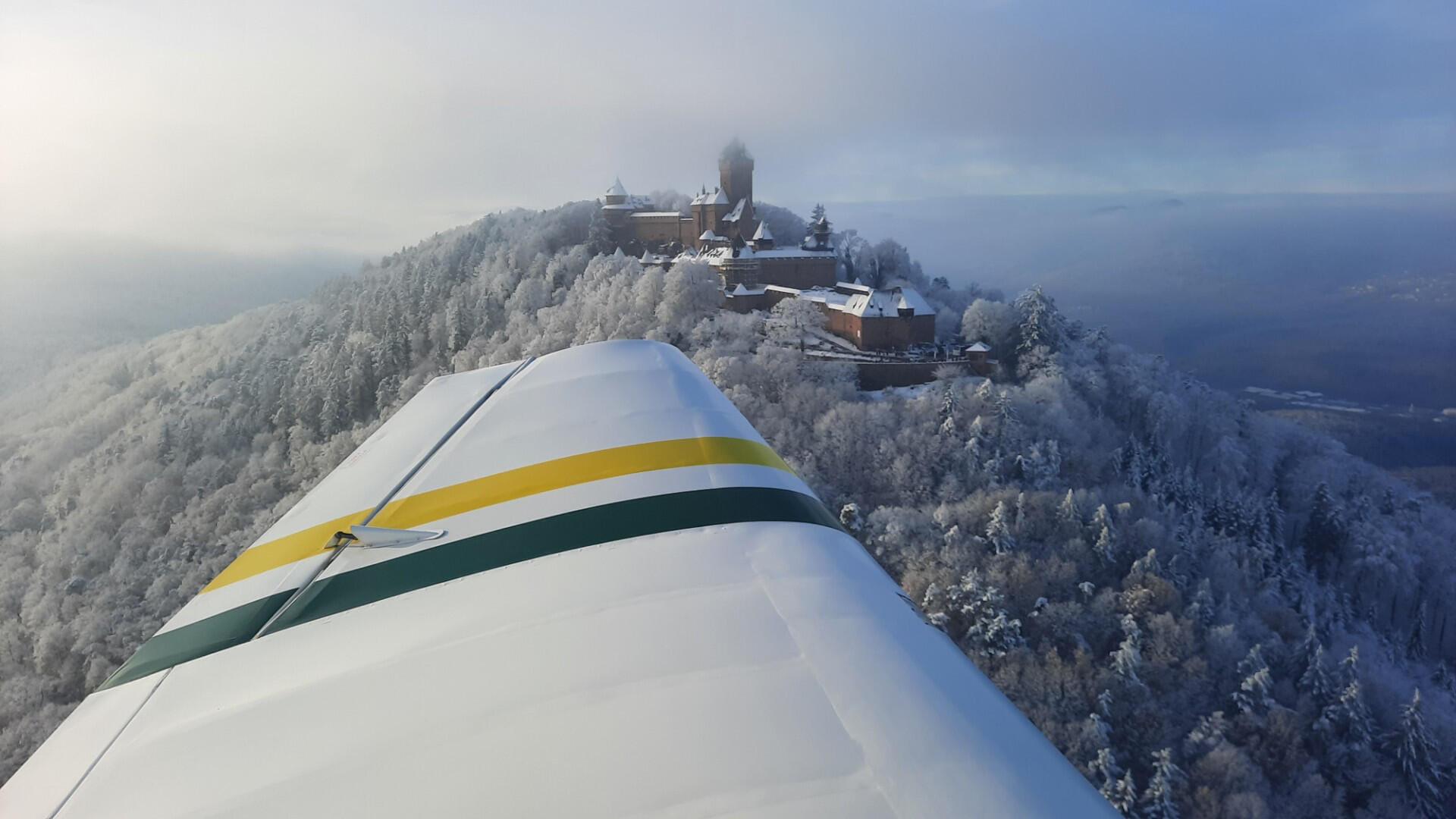 Le Haut Koenigsbourg sous la neige