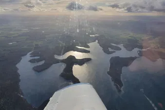 Tour de Metz en avion