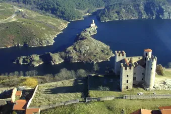 Vol au dessus du Pilat, , barrage de Grangent