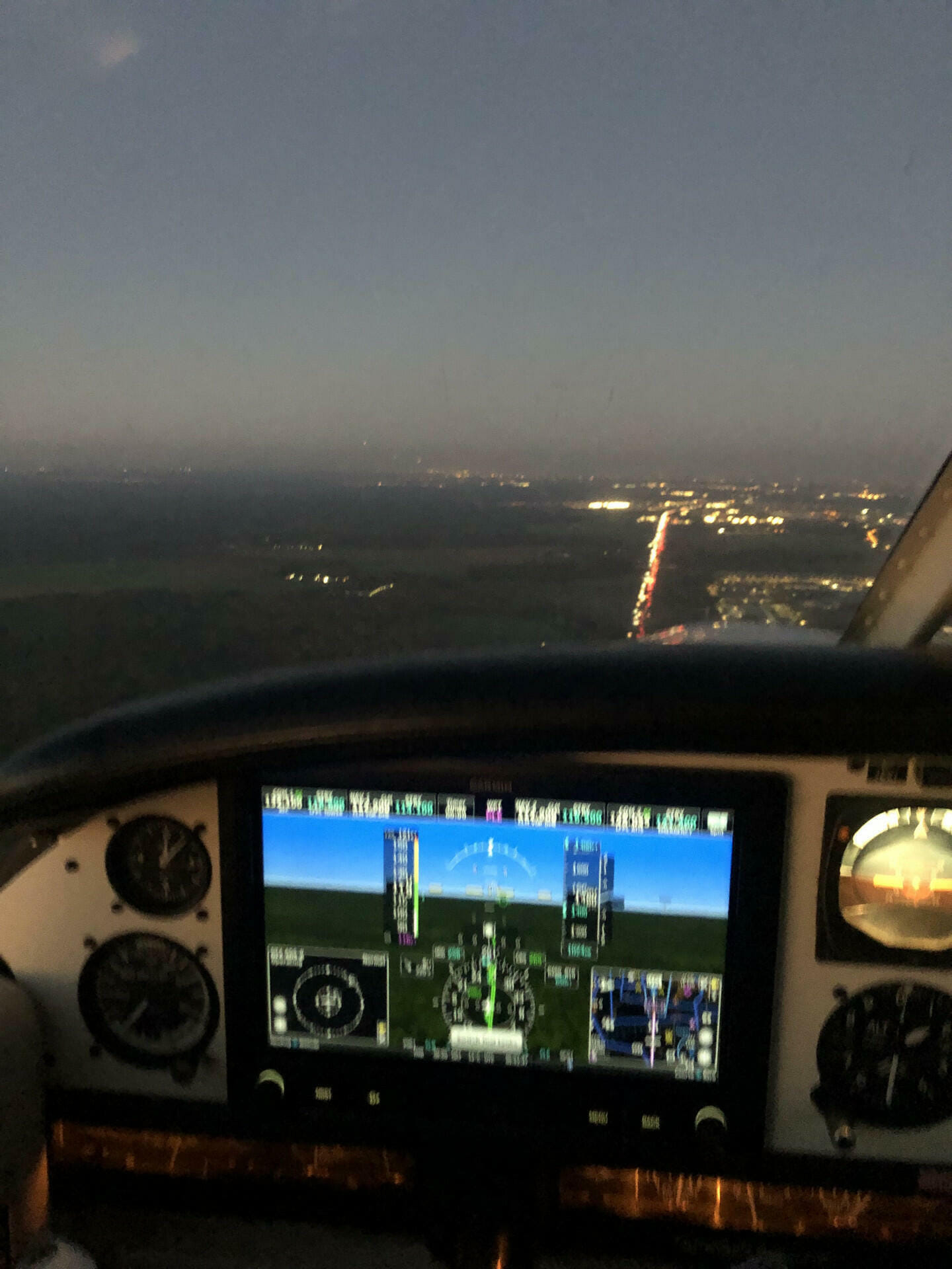 retour a Lognes au lever du soleil