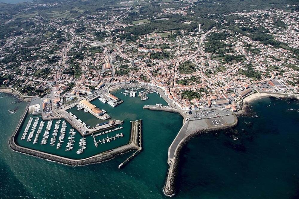 Port-Joinville avec son port de plaisance