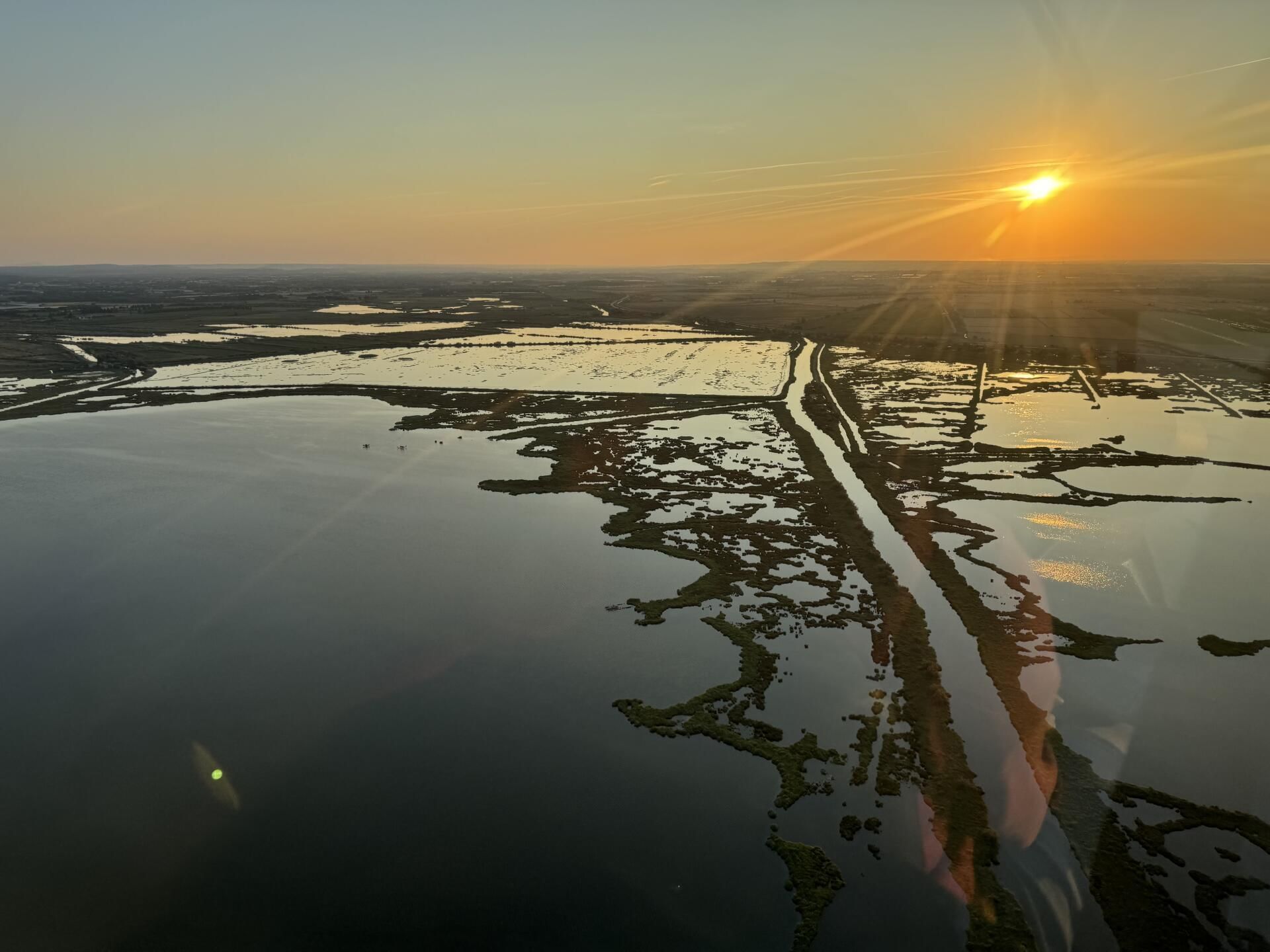 Découverte de la grade motte vue du ciel en hélicoptère