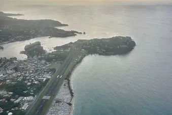 Vol à destination de Castries