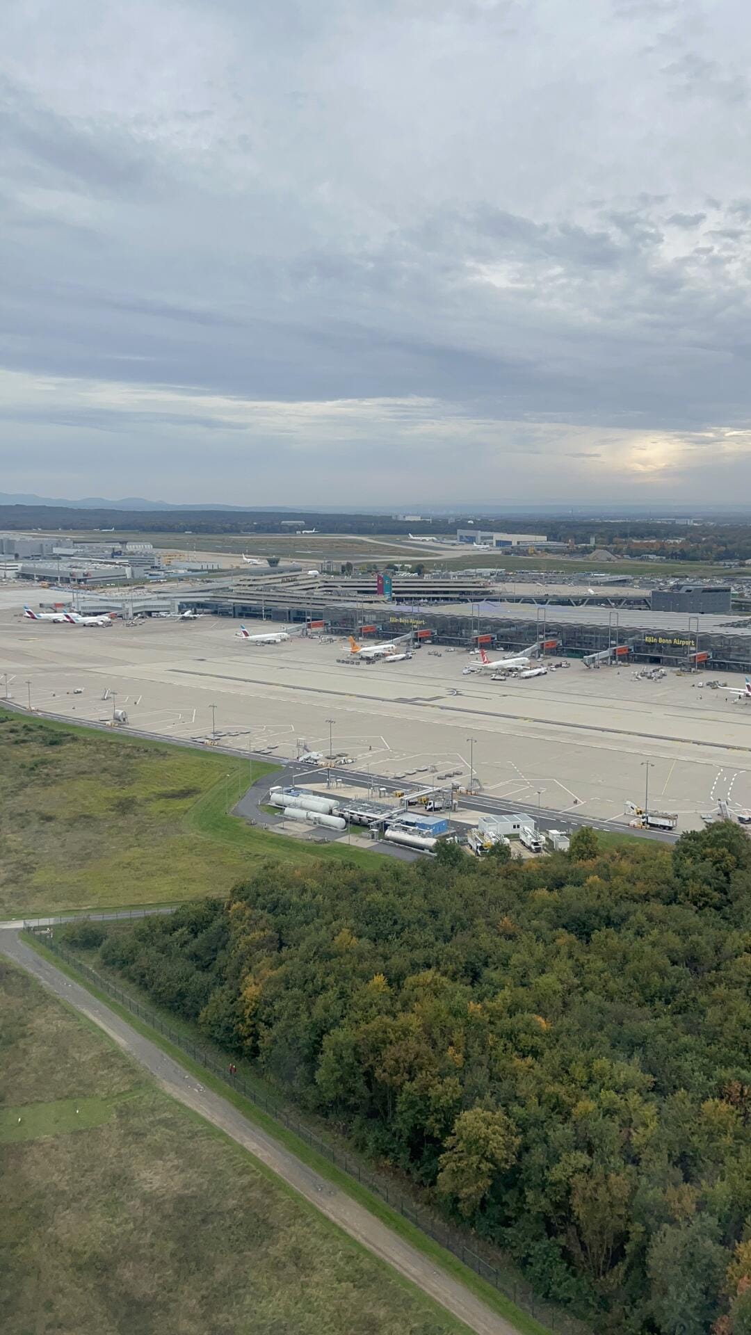 Anflug und Überflug Flughafen Köln-Bonn