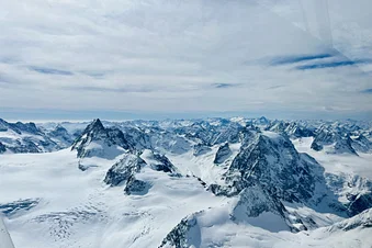 Blick in die Alpen