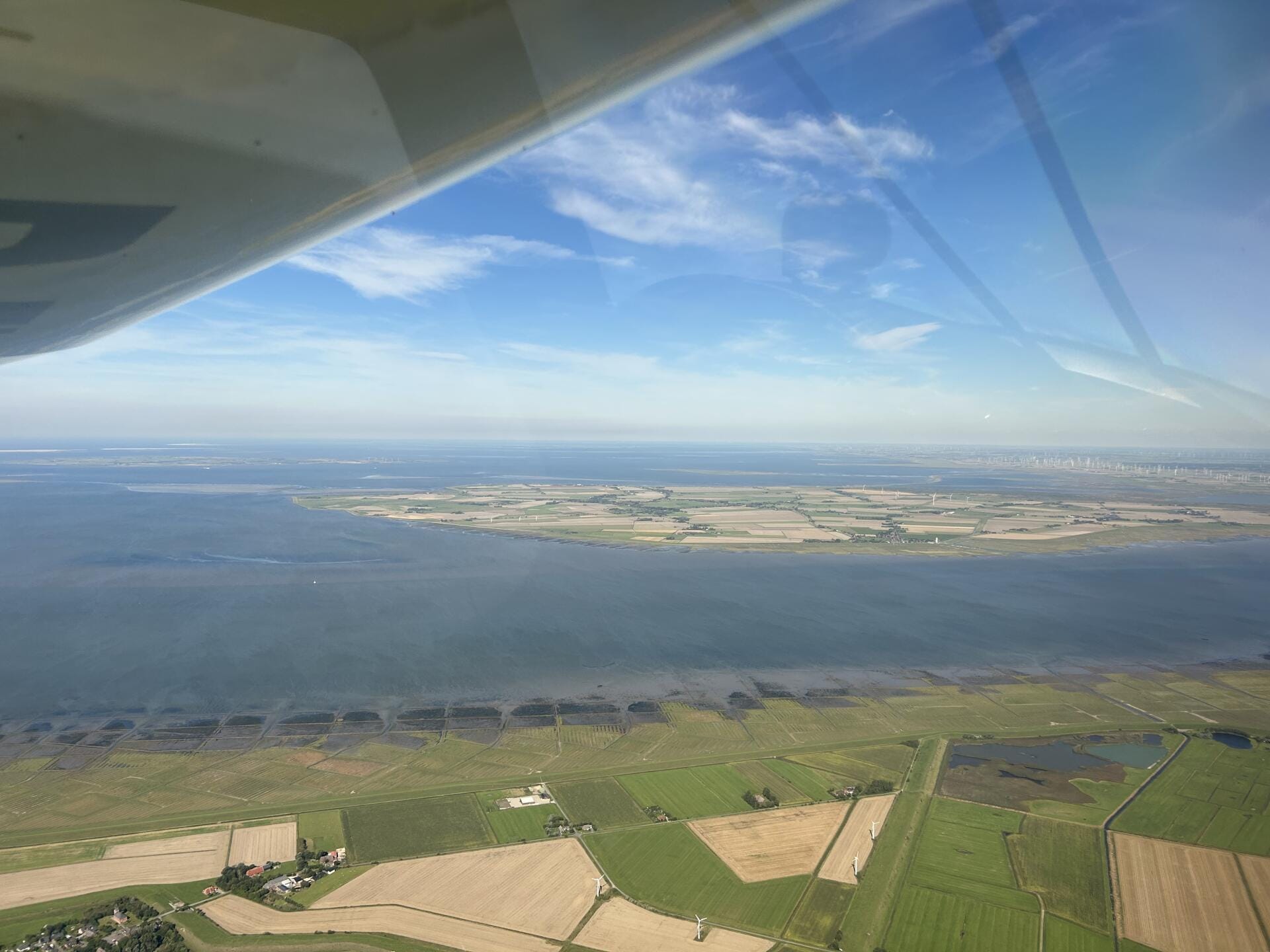 Rundflug über die Nordfriesischen Inseln + Wattenmeer