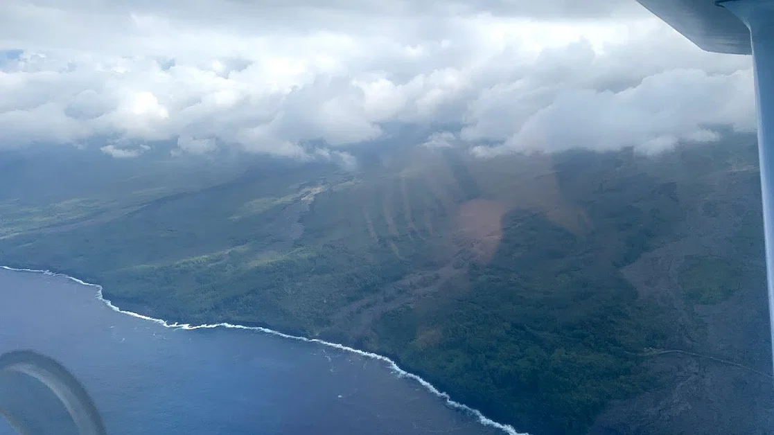 Tour de l'île de la Réunion en avion