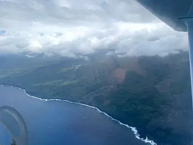 Tour de l'île de la Réunion en avion