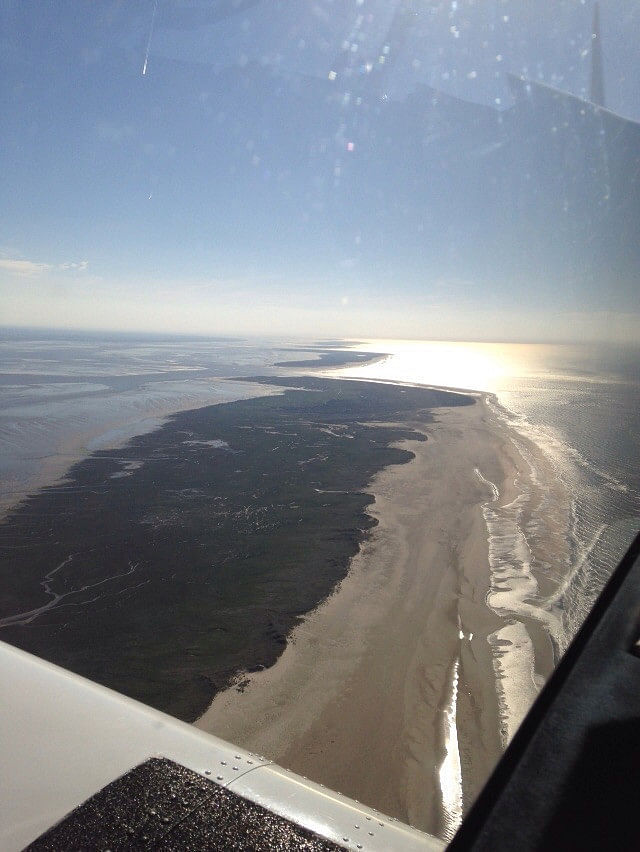 Norderney, 27.5. hin, Rückflugmöglichkeit Freitag danach