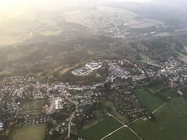 Rundflug über Augustusburg, Freiberg, Zschopautal