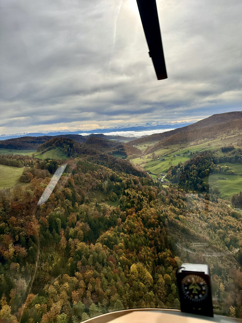 Großer Hubschrauberrundflug zum Schweizer Grand Canyon