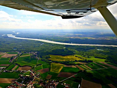 Schöner Wachau, Stift Melk, Ybbs-Donau Rundflug