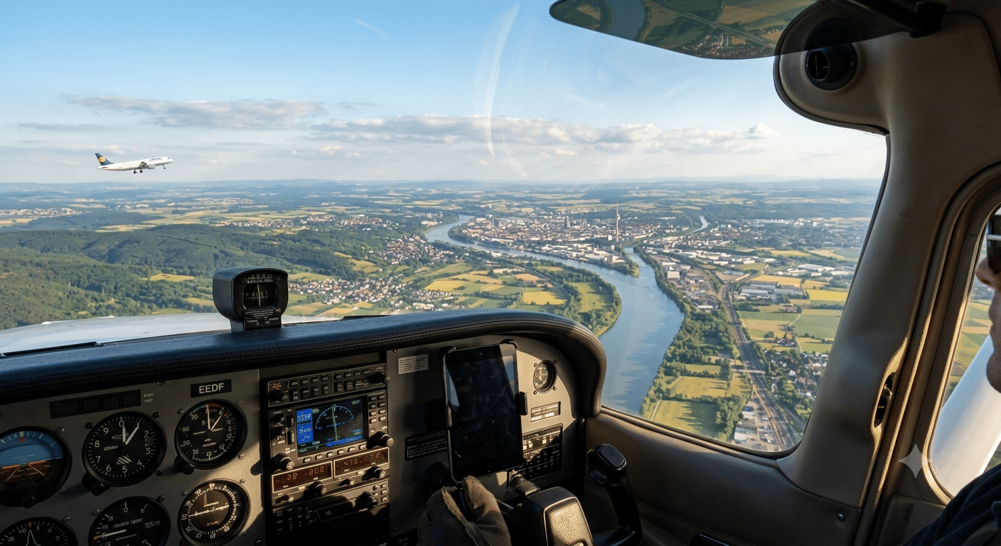Exklusiver Rundflug: Frankfurt von oben!