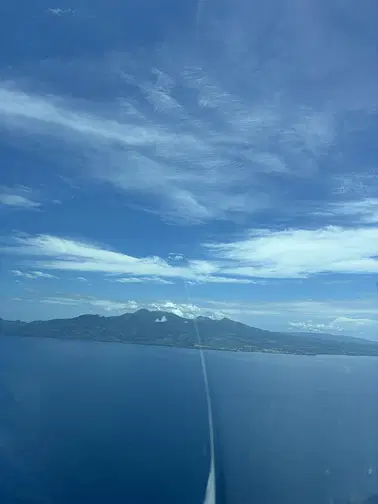 Vol à destination de Guadeloupe