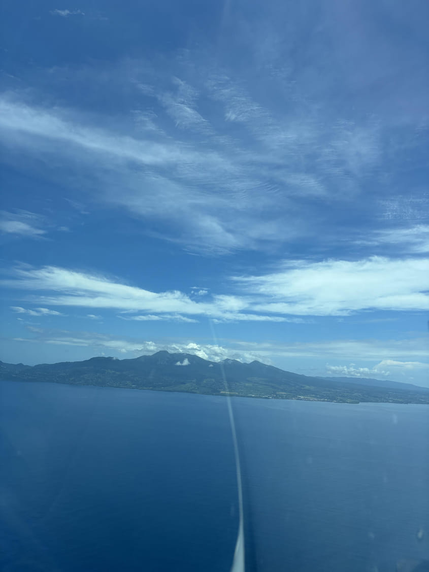 Vol à destination de Guadeloupe