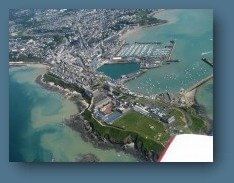 Mont Saint Michel du ciel avec pause à Granville