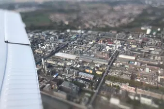 Frühstück in Mannheim, Rundflug