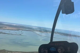 La Camargue en hélicoptère