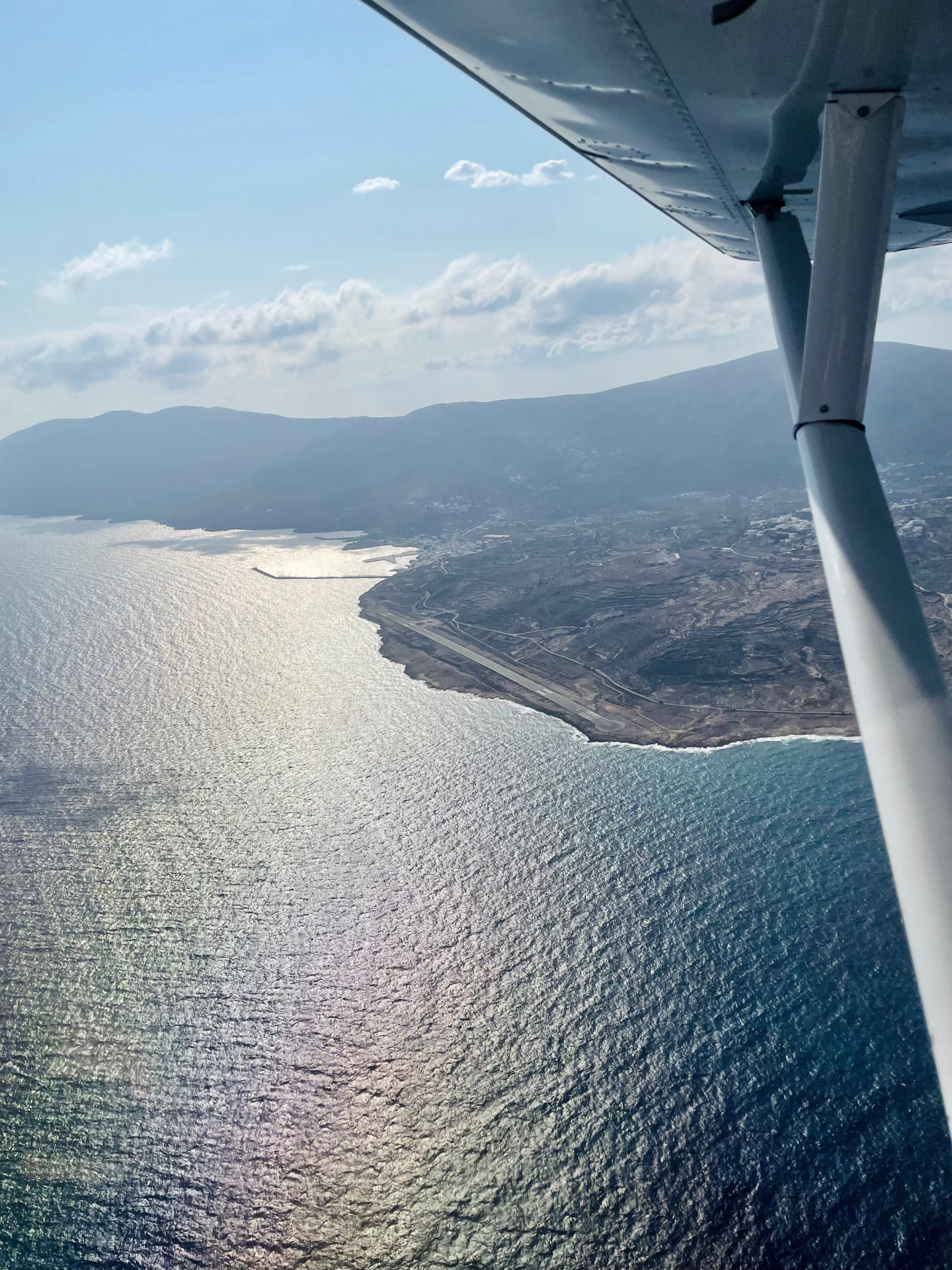 The airfield from the air