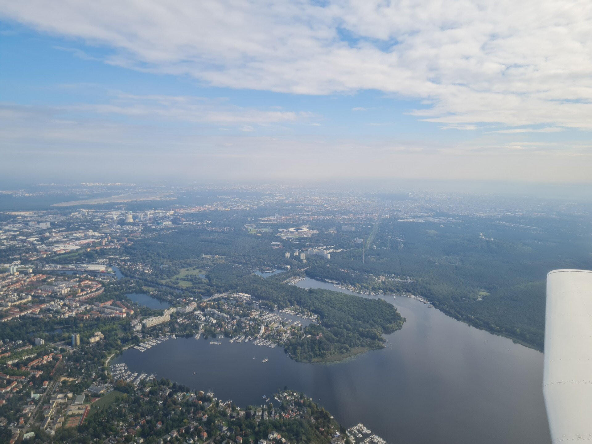 Rundflug über Berlin und Potsdam