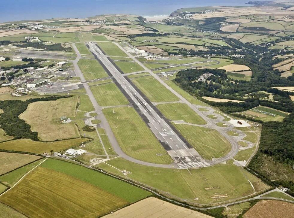 Redhill to Newquay, Cornwall in just under 2 hours by plane