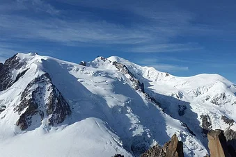 Le Massif du Mont Blanc depuis Nendaz - Vol Privatif