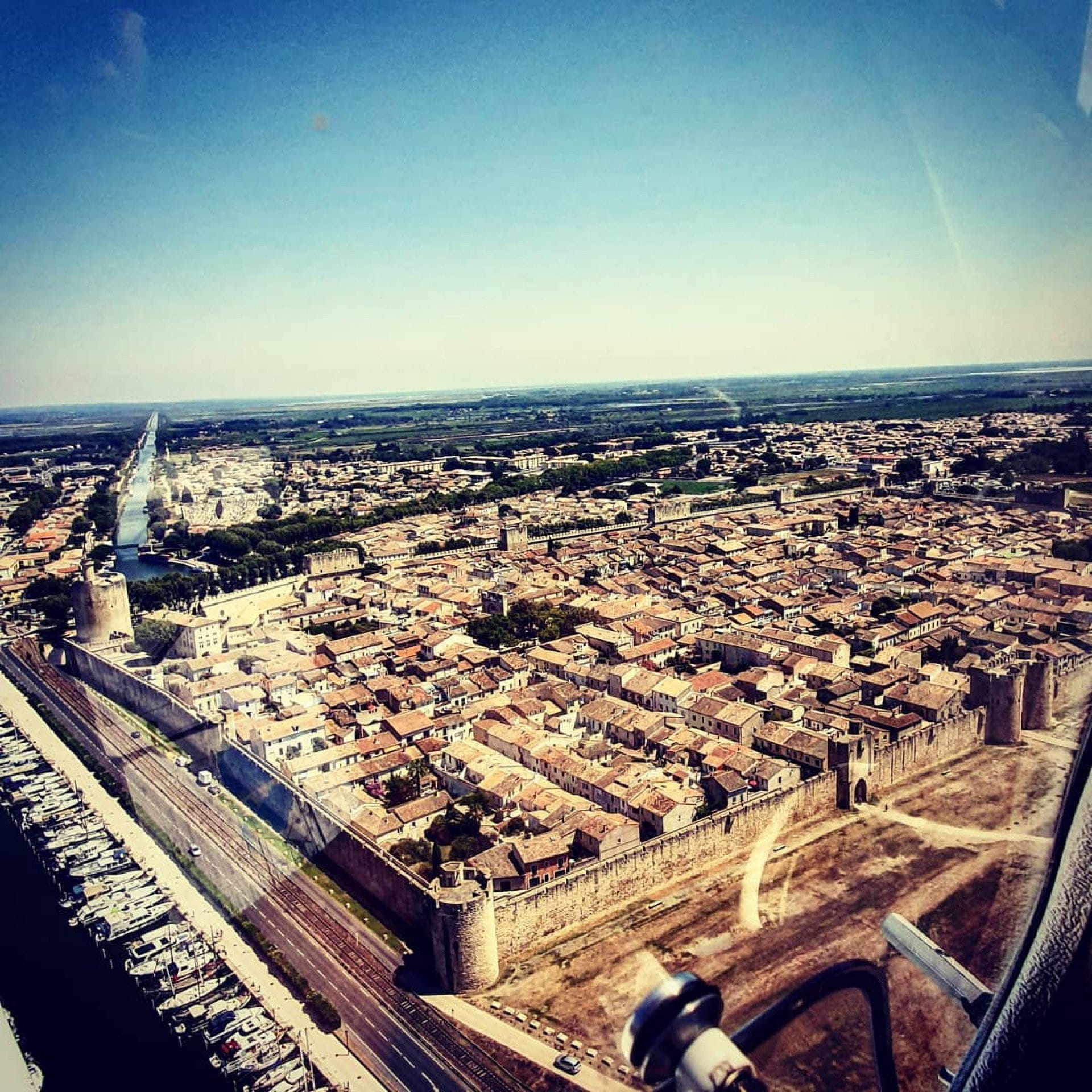 La camargue vue du ciel