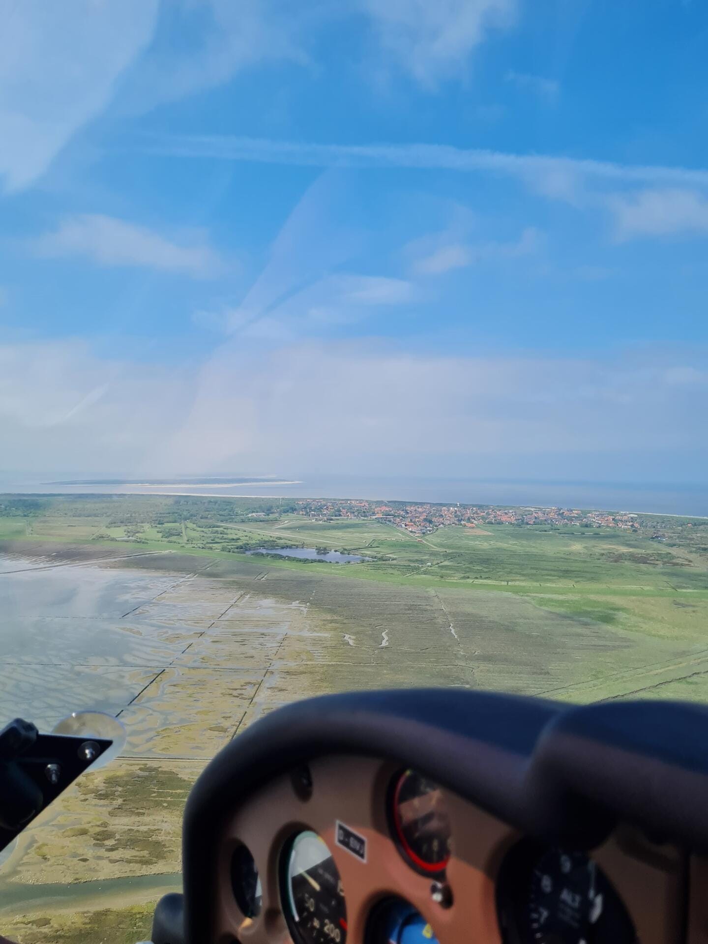 Rundflug über die Ostfrisischen Inseln
