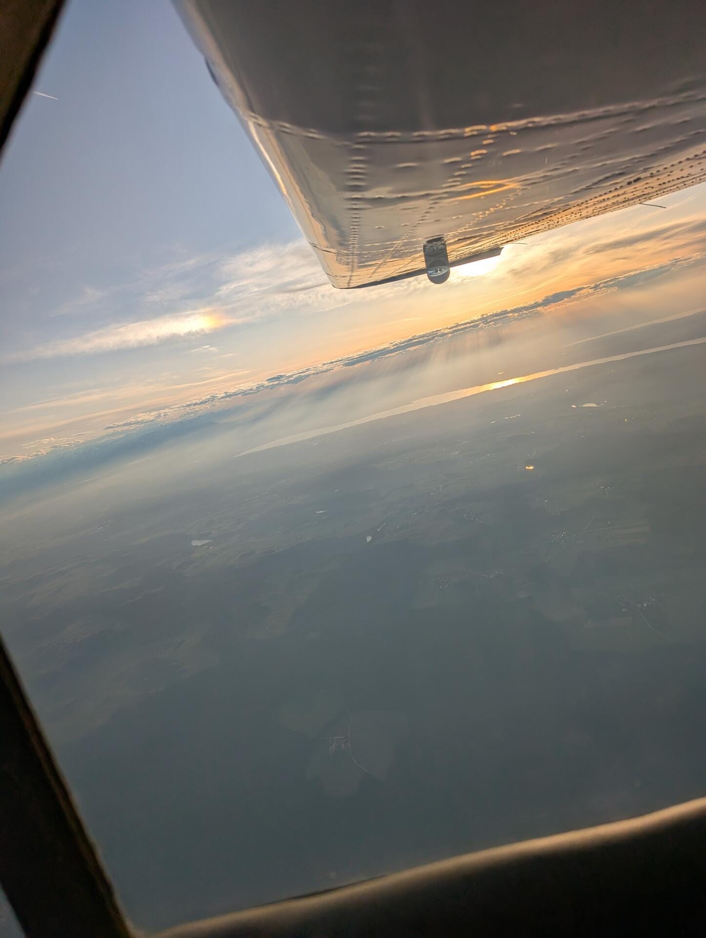 Nachtflug durch die Alpen | Night Flight through the Alps