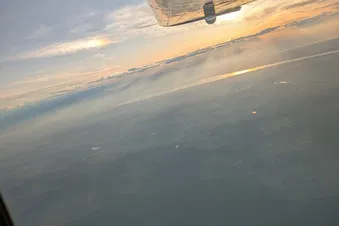 Nachtflug durch die Alpen | Night Flight through the Alps