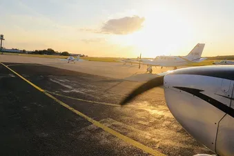 Am GAT des Flughafen Hannover