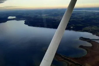 Kurzflug über 4 bayrische Seen