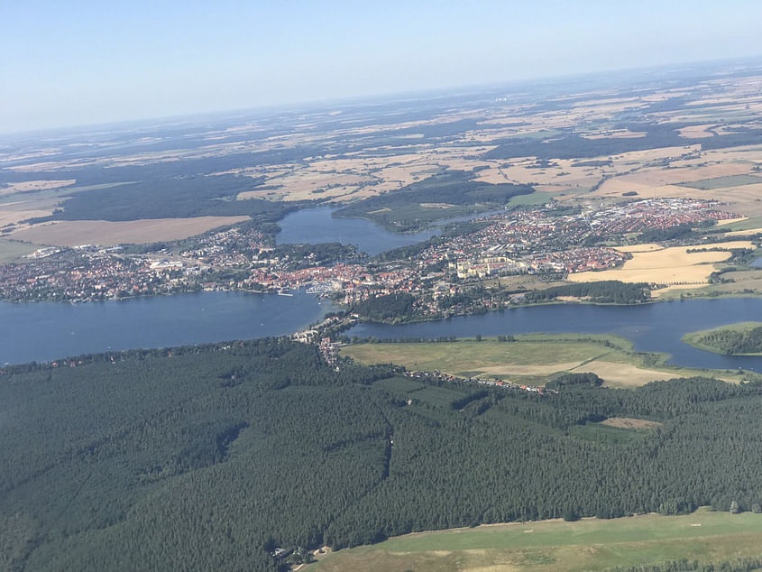 Rundflug über die Müritz