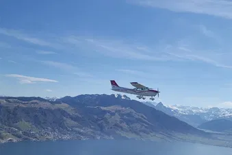 Heading towards Mount Rigi over the Lake Zug