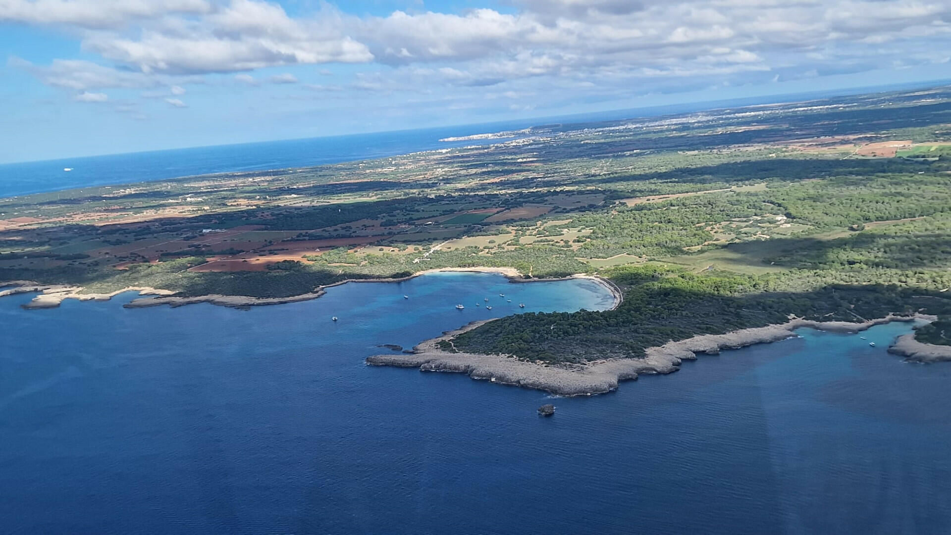 La cote sud de Minorque