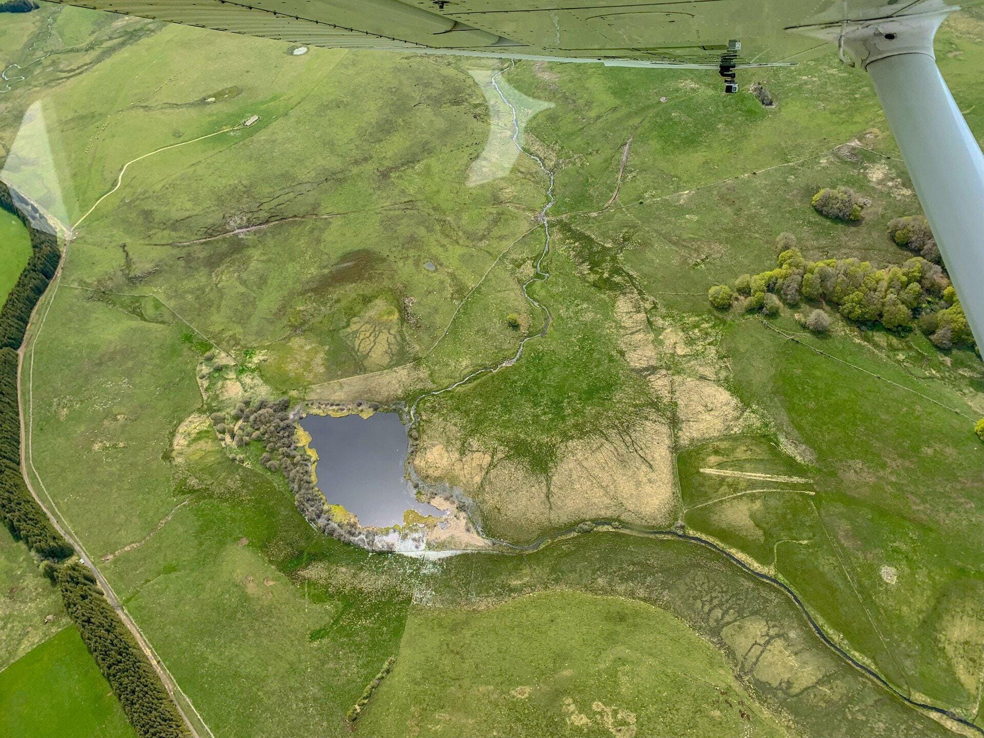Balade aérienne sur le plateau de l'Aubrac