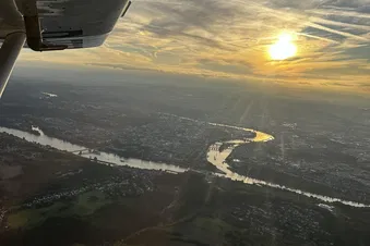 Sonnenuntergang über Koblenz