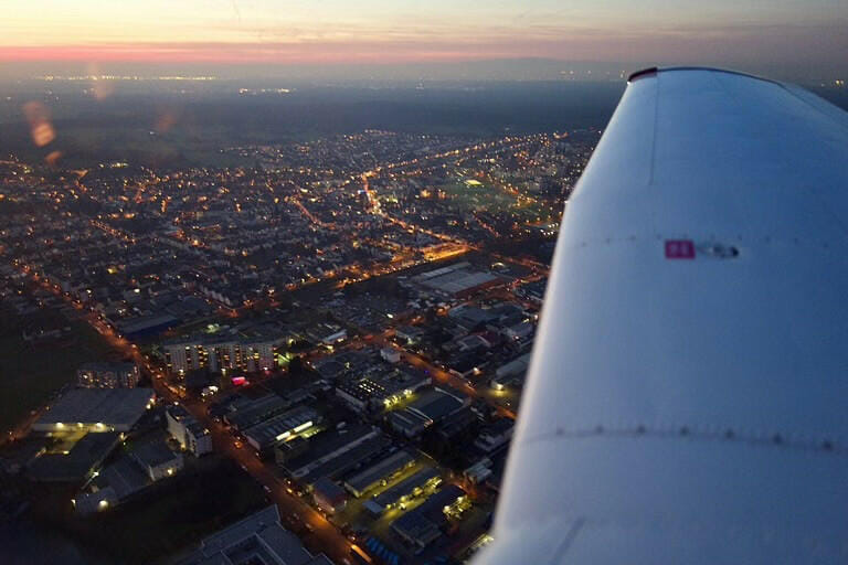 Lichtermeer bei Frankfurt a. M.