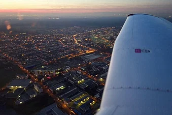 Lichtermeer bei Frankfurt a. M.