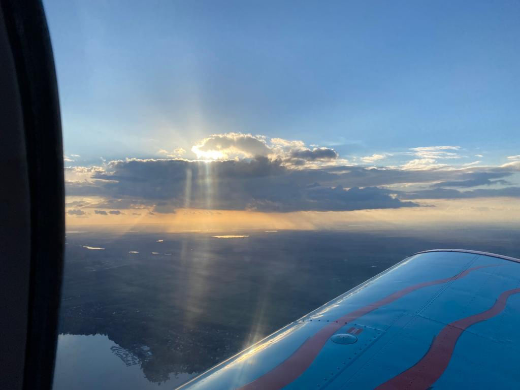 Sonnenuntergang über dem Westhavelland