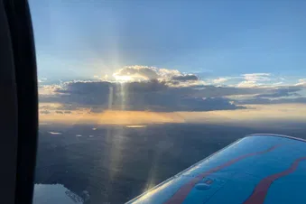 Sonnenuntergang über dem Westhavelland