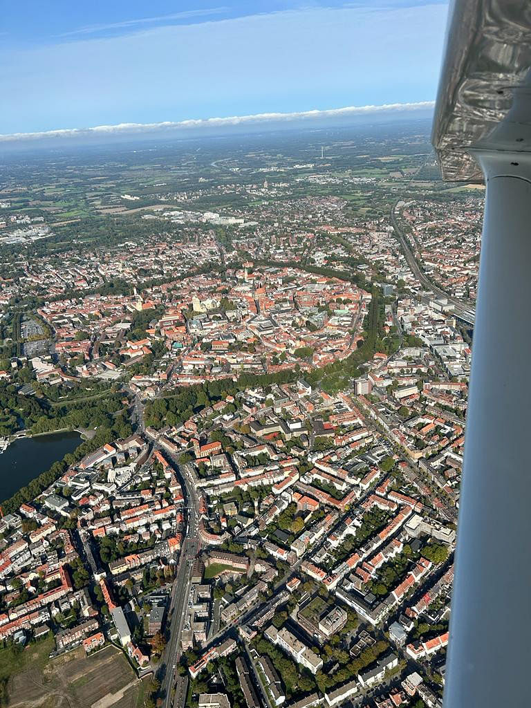 Über dem südlichen Münsterland