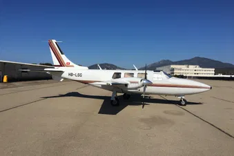 Flugzeug in Ajaccio