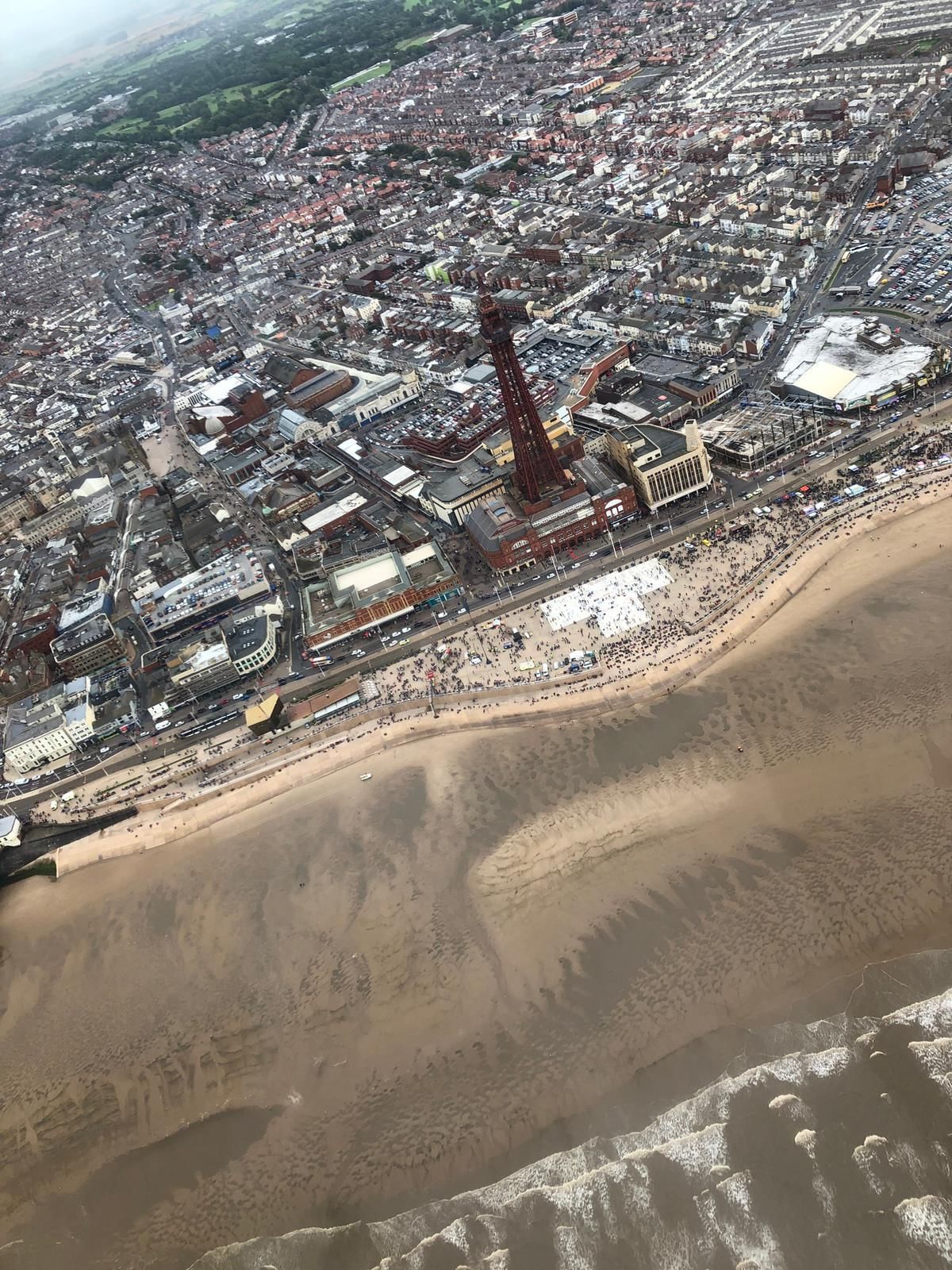 5 Minute Flight from Blackpool