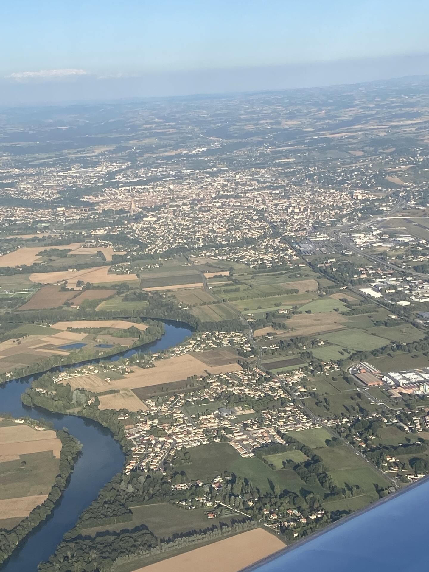 Le Tarn se dirigeant vers Albi