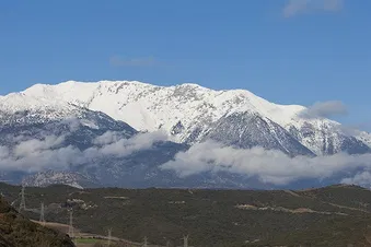 Parnassos Mountain scenic flight