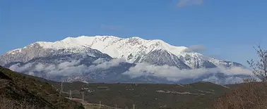 Parnassos Mountain scenic flight